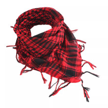 (Red) Keffiyeh Classic Easy to Wear Winter Plaid Scarf Gorgeous