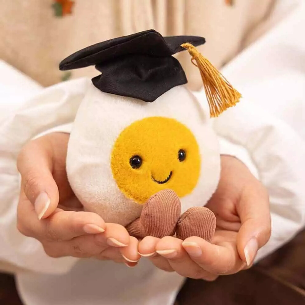 Photos - Other Toys  Plush Soft Toy of Amuseable Boiled Egg Graduation Toy GiftsPresent 2024