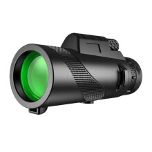 Zoom 80 x 100 HD Výkonný monokulárny ďalekohľad Prenosný ďalekohľad s dlhým dosahom Čierny