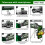 80X100 Hd Zoom Poderoso Telescópio Monocular Binóculos Portáteis Verde 3