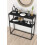 URBN Living (Black Marble) 90cm Console Table Free Standing With Metal Frame 6