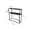 URBN Living (Black Marble) 90cm Console Table Free Standing With Metal Frame 7