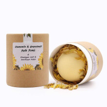 Bath Bomb & Bath Salts Set - Sunflower Serenity