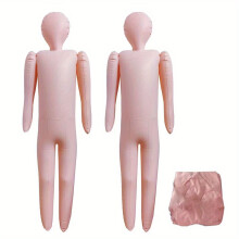 (2PCS) 152.4cm Full Size Inflatable Body Mannequin DIY Halloween Decorations Cosplay Props
