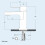 NES Home Nes Home 600mm White Basin Vanity Unit with Chrome Tap & Waste 8