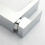 NES Home Nes Home 600mm White Basin Vanity Unit with Chrome Tap & Waste 5
