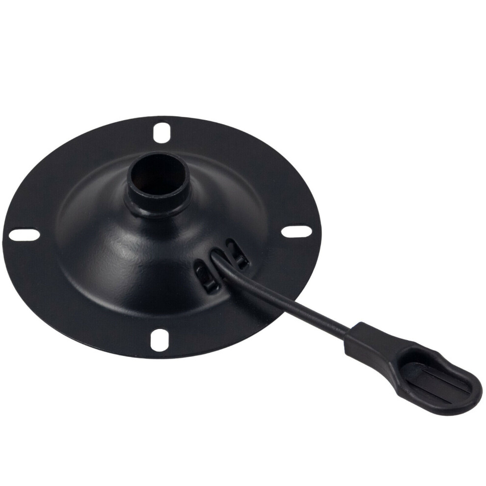 (x1) Charles Jacobs Round / Circular Office Chair Stool Base Plate Mechanism with Raise Lower Height Function