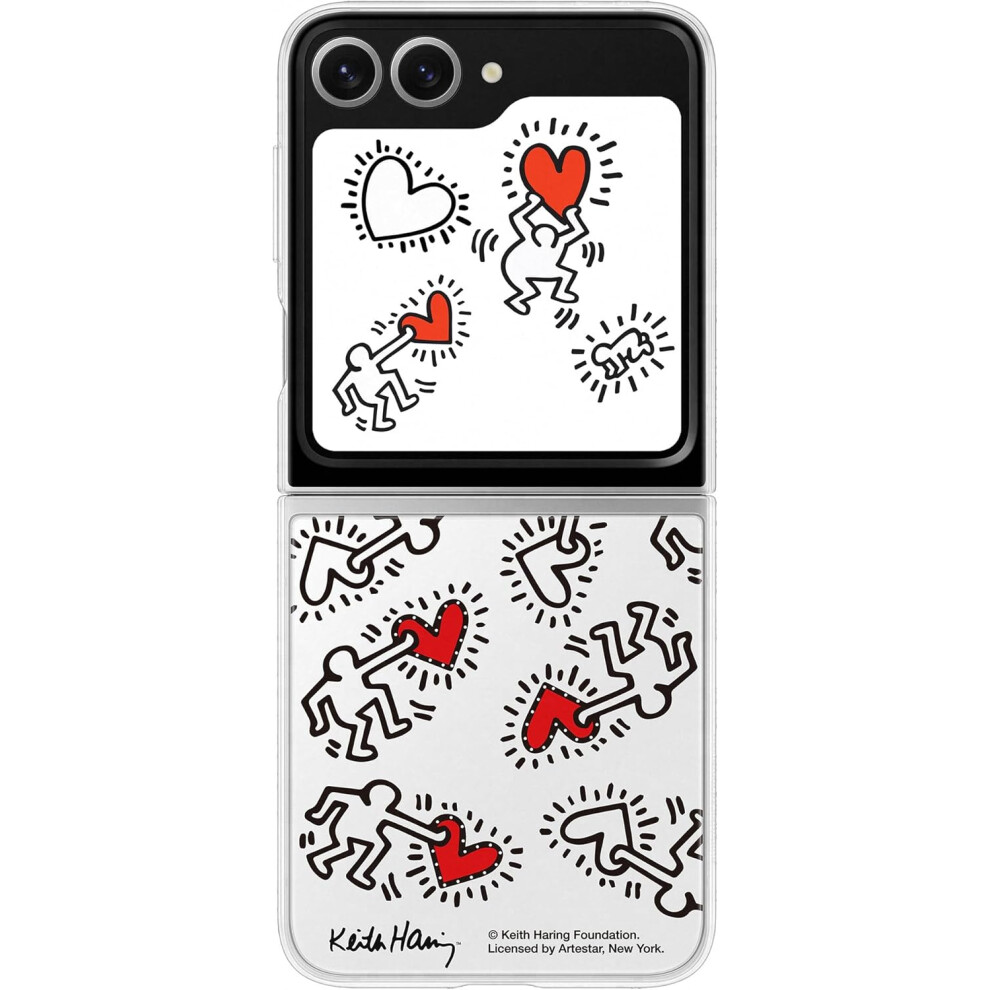 Samsung Galaxy Z Flip 6 Flipsuit Case Keith Haring Edition White