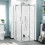 Hardwick 900mm Frameless Quadrant Corner Shower Enclosure 2