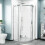 Hardwick 900mm Frameless Quadrant Corner Shower Enclosure 3