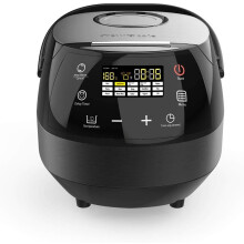 (5 liters, Charcoal) 14-in-1 multi-function cooker, stew, bake, slow cook, steam, bake, bread maker, rice cooker, soup maker and more