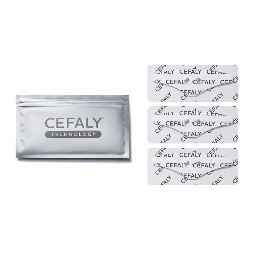1 Pack of 3 Electrodes - Compatible with NEW Cefaly Enhanced Migraine Device