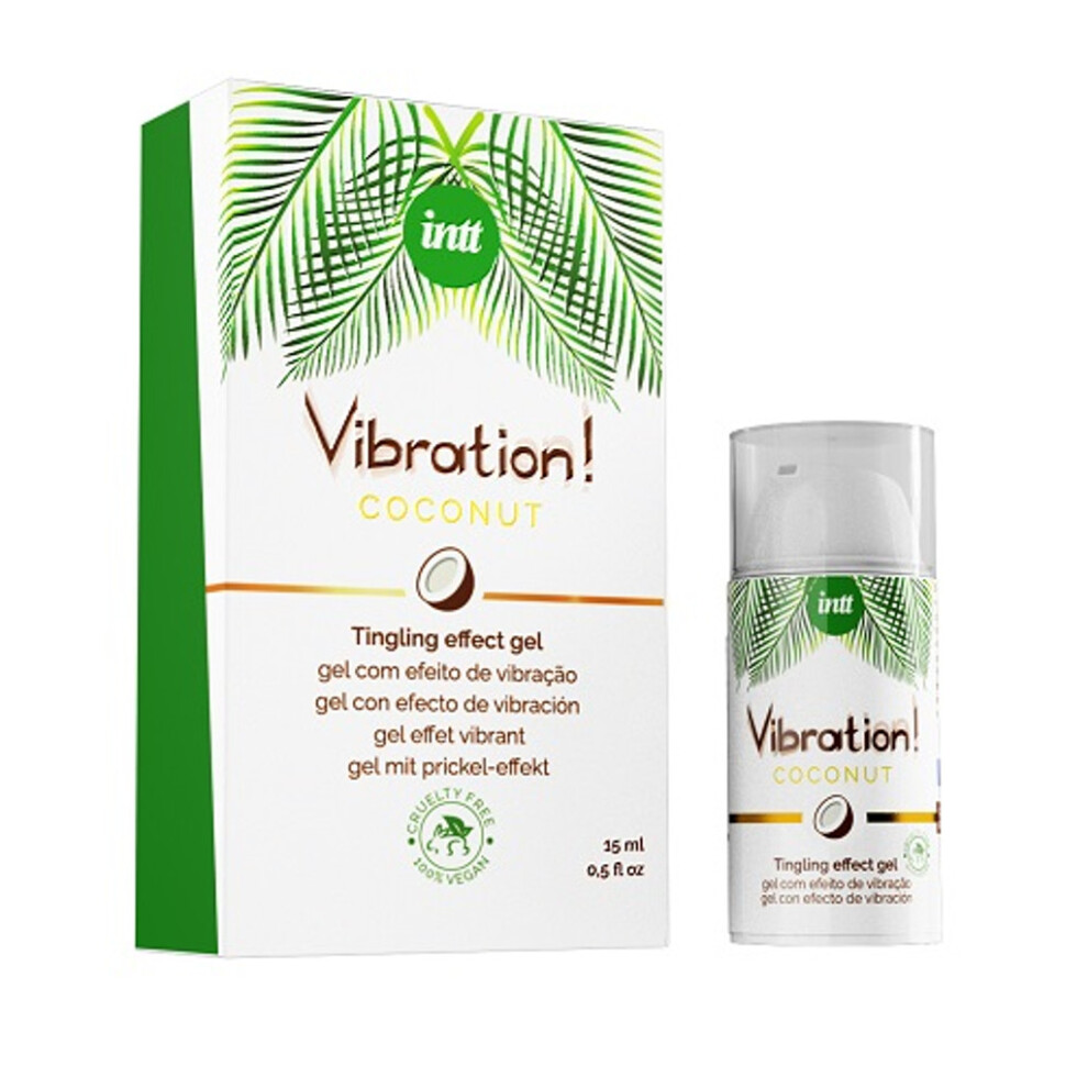 Intt Vegan Line Intt Vegan Coconut Vibration Warm Effect Orgasm Booster Gel 15Ml