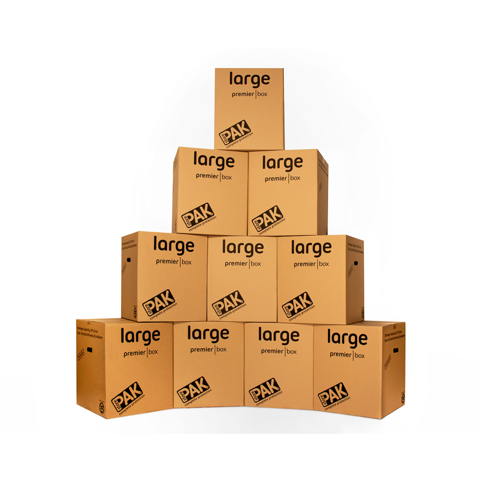 Photos - Other Office Equipment StorePAK Large Heavy Duty Cardboard Storage Boxes Pack of 10
