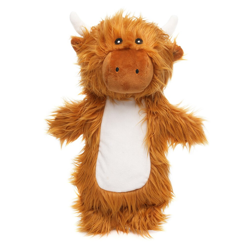Slumberzzz Highland Cow 3D Novelty Hot Water Bottle
