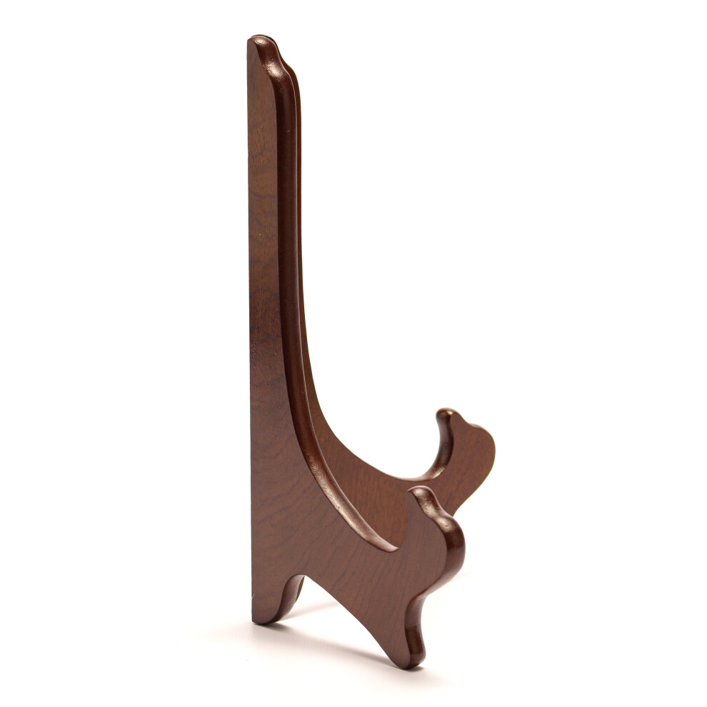 (Walnut, Large : 25cm, 10") Wooden Display Stand