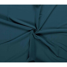 (1 Metre, Dark Petrol/Teal) Super soft Plain Cotton Rich Jersey Fabric Stretch