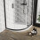 Balterley 900mm x 760mm Premium Shower Tray - Left Hand Offset Quadrant  - White 4