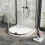 Balterley 1050mm Premium D Shape Shower Tray - White 4