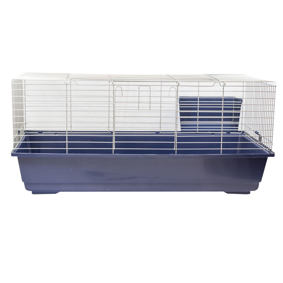 KCT Dark Blue Single Level Indoor Pet Animal Run Cage - 100cm