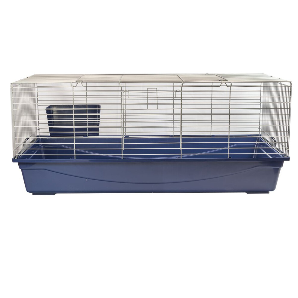 KCT Dark Blue Single Level Indoor Pet Animal Run Cage - 120cm