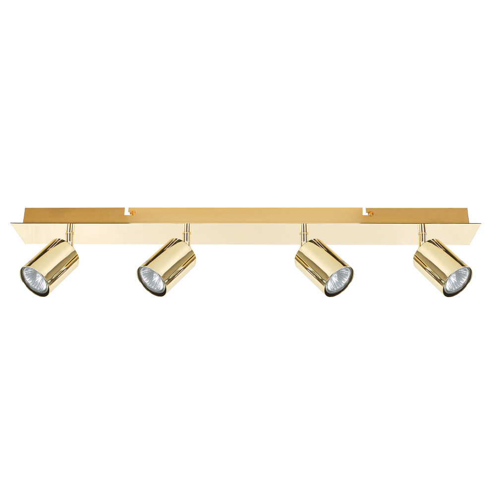 4 Light Spotlight TIGRIS Adjustable Metal Gold