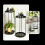 (Black) 2 Tier Metal Plant Stand Pack 2 Removable Tray Top 6