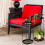 (Black) 2 Tier Metal Plant Stand Pack 2 Removable Tray Top 9