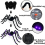 Light Up Giant Spider-125cm 7