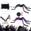 Light Up Giant Spider-125cm 8