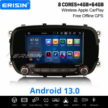8-Core Android 12 Car Stereo For Fiat 500X 2014-2020 DAB+ GPS Radio CarPlay Android Auto DSP Bluetooth WiFi 4GB+64GB