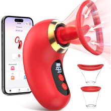 Female Sex Toys Women Clitoral Suction Vibrator, 3 Sucking 9 Tongue Licking Vibrators Nipple Suckers Clit Licker Stimulator Pump Vibrating Sex Toy