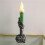 (Green) Skull Ghosts Party Candle Lights Halloween Lights 3