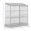 Outsunny Outsunny 4x2ft 3-Tier Greenhouse Outdoor Plant Grow Aluminium Frame w/ Roof Door 7