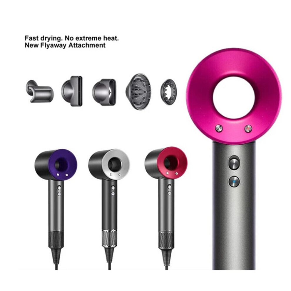 (Grey Supersonic) Hair Dryer Negative Ionic Blow Dryer Set Hairstyle