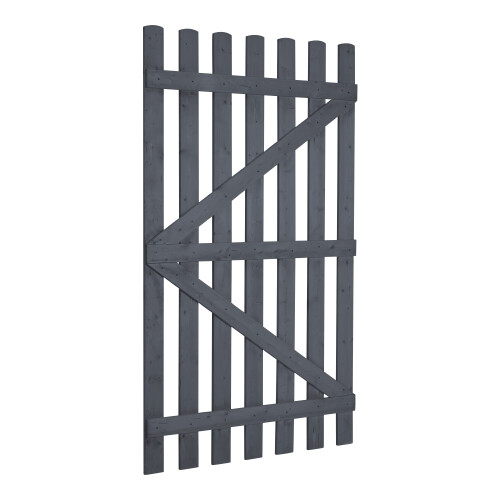 Living And Home Garden Wood Fence Gate with Latch 2
