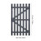 Living And Home Garden Wood Fence Gate with Latch 6