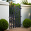 Living And Home Garden Wood Fence Gate with Latch 2