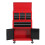 Homcom Portable Toolbox Tool Box Top Chest Cabinet Garage Storage Roll Cab Red New 7