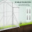 Outsunny Outsunny 6 x 2.5ft Polycarbonate Greenhouse Aluminium Green House, Silver 4
