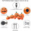 7.5ft Inflatable Pumpkin Patch Decor Party Yard Halloween Decoration 5