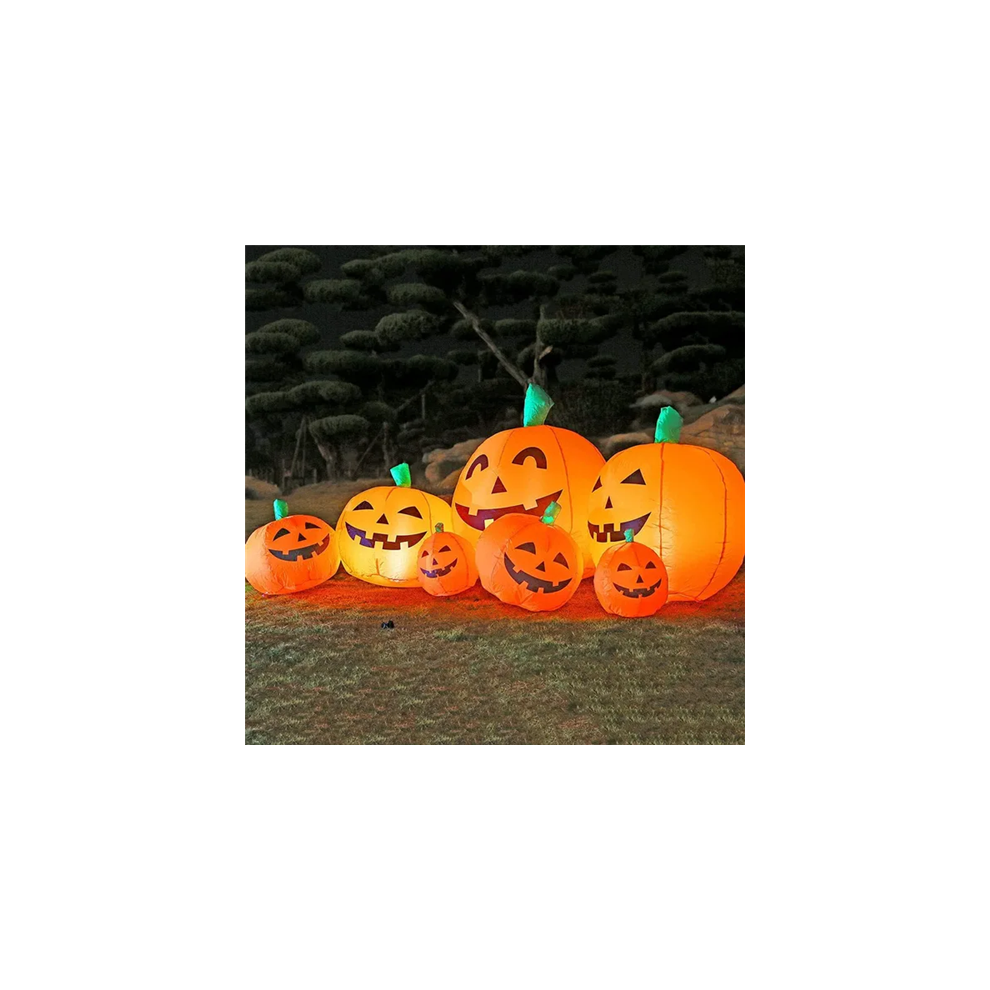 7.5ft Inflatable Pumpkin Patch Decor Party Yard Halloween Decoration