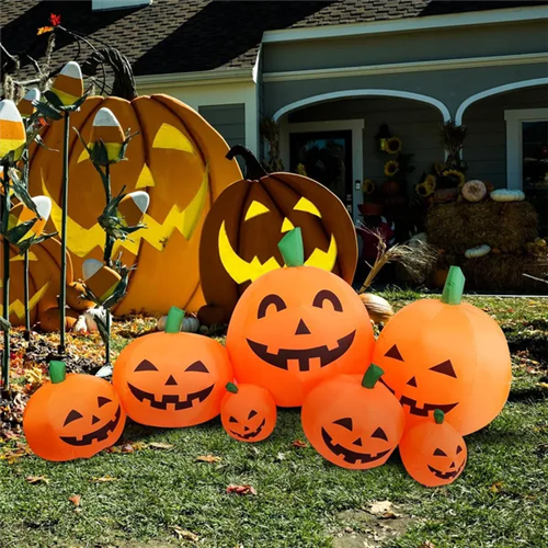 7.5ft Inflatable Pumpkin Patch Decor Party Yard Halloween Decoration 1