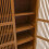 Living And Home Bamboo Entryway Storage Shoe Cabinet with Bench 6