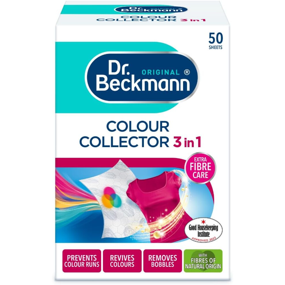 Dr. Beckmann Colour Collector 3in1, Prevents Colour Runs, 50 Sheets