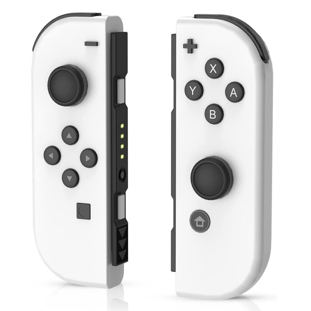 (White) Wireless Joy Pair Controller Compatible For Switch Gamepad Joystick Replacement