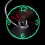 USB Gadget Durable Adjustable Mini Flexible Fan LED Light USB Fan Time Clock Desktop Clock Cool Gadget Time Display 3