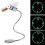 USB Gadget Durable Adjustable Mini Flexible Fan LED Light USB Fan Time Clock Desktop Clock Cool Gadget Time Display 9
