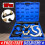 (Blue) 16Pcs Coil Spring Compressor Set Suspension Spring 1