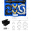 (Blue) 16Pcs Coil Spring Compressor Set Suspension Spring 7